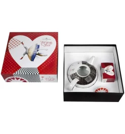 Vista Alegre Tea Plates|Teapots|Tea with Alice Teapot & Tea Bags Gift Box