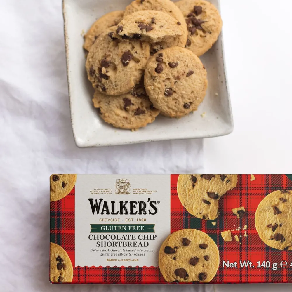 Walker's Shortbread Co. Biscuits|Walker's Gluten Free Chocolate Chip Shortbread