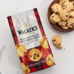 Walker's Shortbread Co. Biscuits|Walker's Mini Chocolate Chip Shortbread Rounds Bag 4.4oz