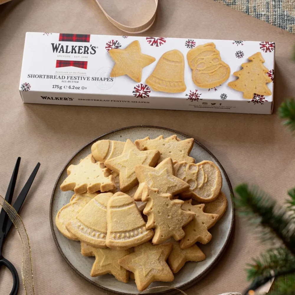 Walker's Shortbread Co. Biscuits|Walkers Festive Shapes Shortbread 175g