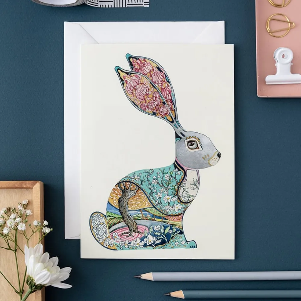 Greeting Cards|Watercolor Bunny Greeting Card