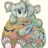 Greeting Cards|Watercolor Cuddling Koalas Greeting Card