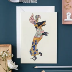 Greeting Cards|Watercolor Dachshund Greeting Card