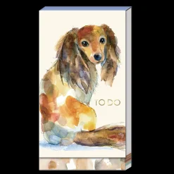 Journals & Other Stationery|Watercolor Pets Dogs Dachshund Tall Notepad