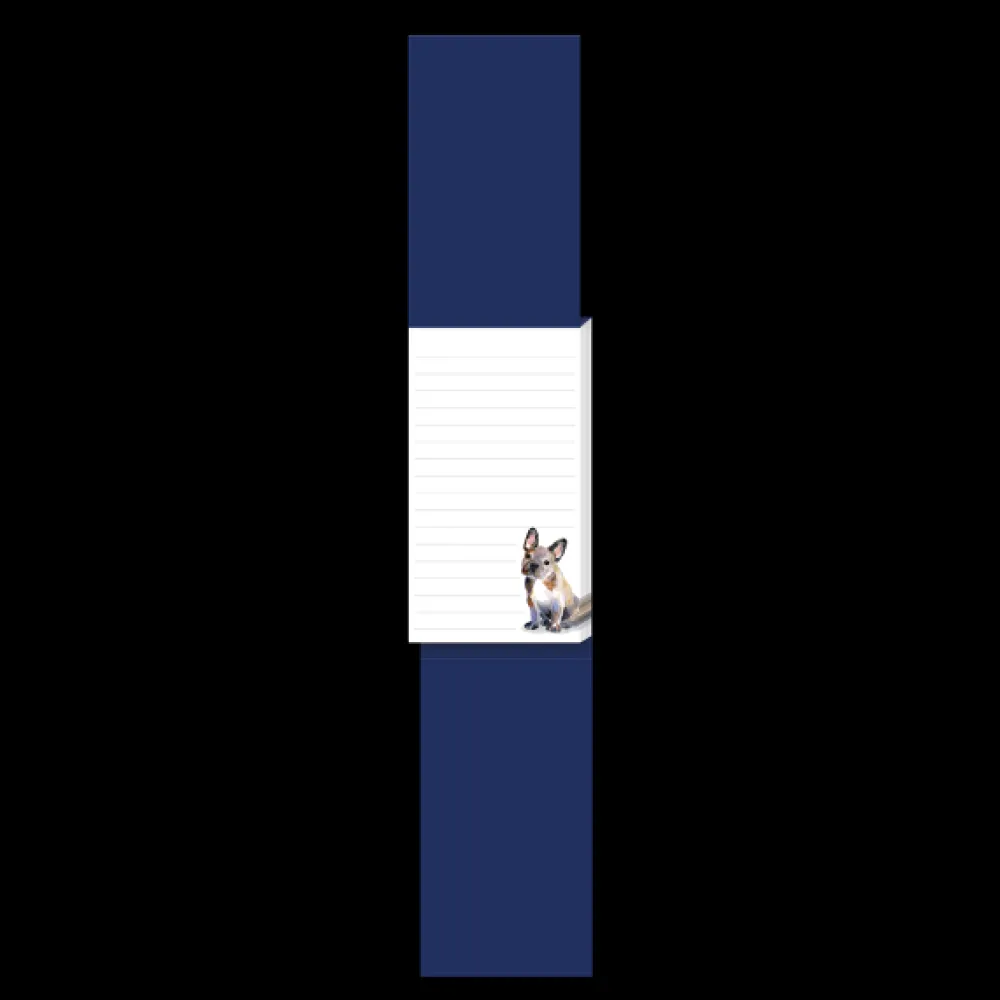 Journals & Other Stationery|Watercolor Pets Dogs French Bulldog Tall Notepad