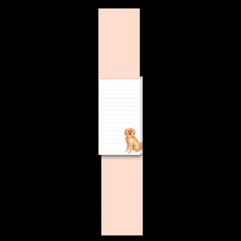Journals & Other Stationery|Watercolor Pets Dogs Golden Doodle Tall Notepad