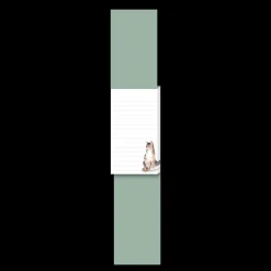 Journals & Other Stationery|Watercolor Pets Tabby Cat Tall Notepad