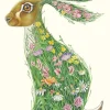 Greeting Cards|Watercolour Hare in a Meadow Greeting Card