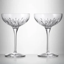 Waterford Glasses & Steins|Waterford|Lismore Essence Champagne Saucer Coupe Pair