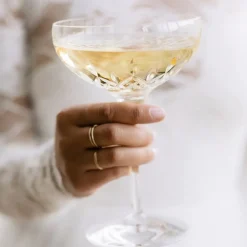 Waterford Glasses & Steins|Waterford|Lismore Essence Champagne Saucer Coupe Pair