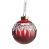Waterford Waterford|Lismore Red Bauble Christmas Ornament