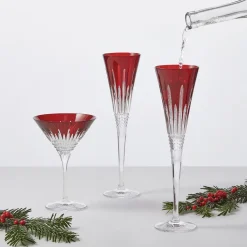Waterford Waterford|Glasses & Steins|New Year Celebration 2024 Scarlet Flute Pair