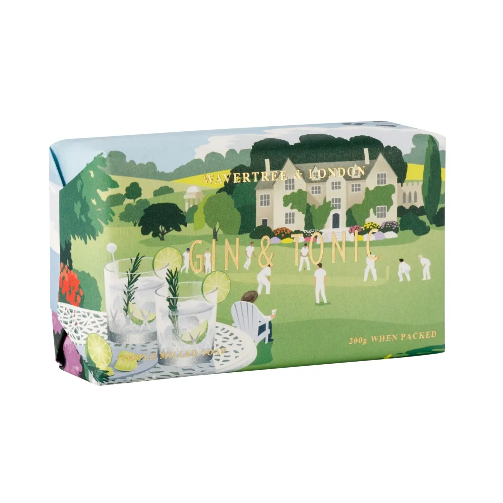 Wavertree & London Bar Soaps|Gin & Tonic Bar Soap