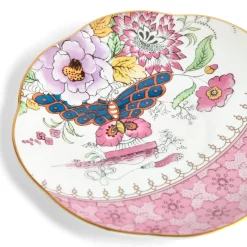 Wedgwood Teacups & Saucers|Butterfly Bloom Yellow Floral Bouquet Teacup & Saucer