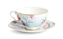 Wedgwood Teacups & Saucers|Cuckoo Blue Teacup & Saucer