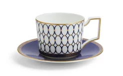 Wedgwood Teacups & Saucers|Renaissance Gold Teacup & Saucer
