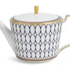 Wedgwood Teapots|Renaissance Gold Teapot