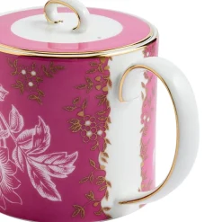 Wedgwood Teapots|Wonderlust Pink Tonquin Teapot