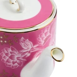 Wedgwood Teapots|Wonderlust Pink Tonquin Teapot