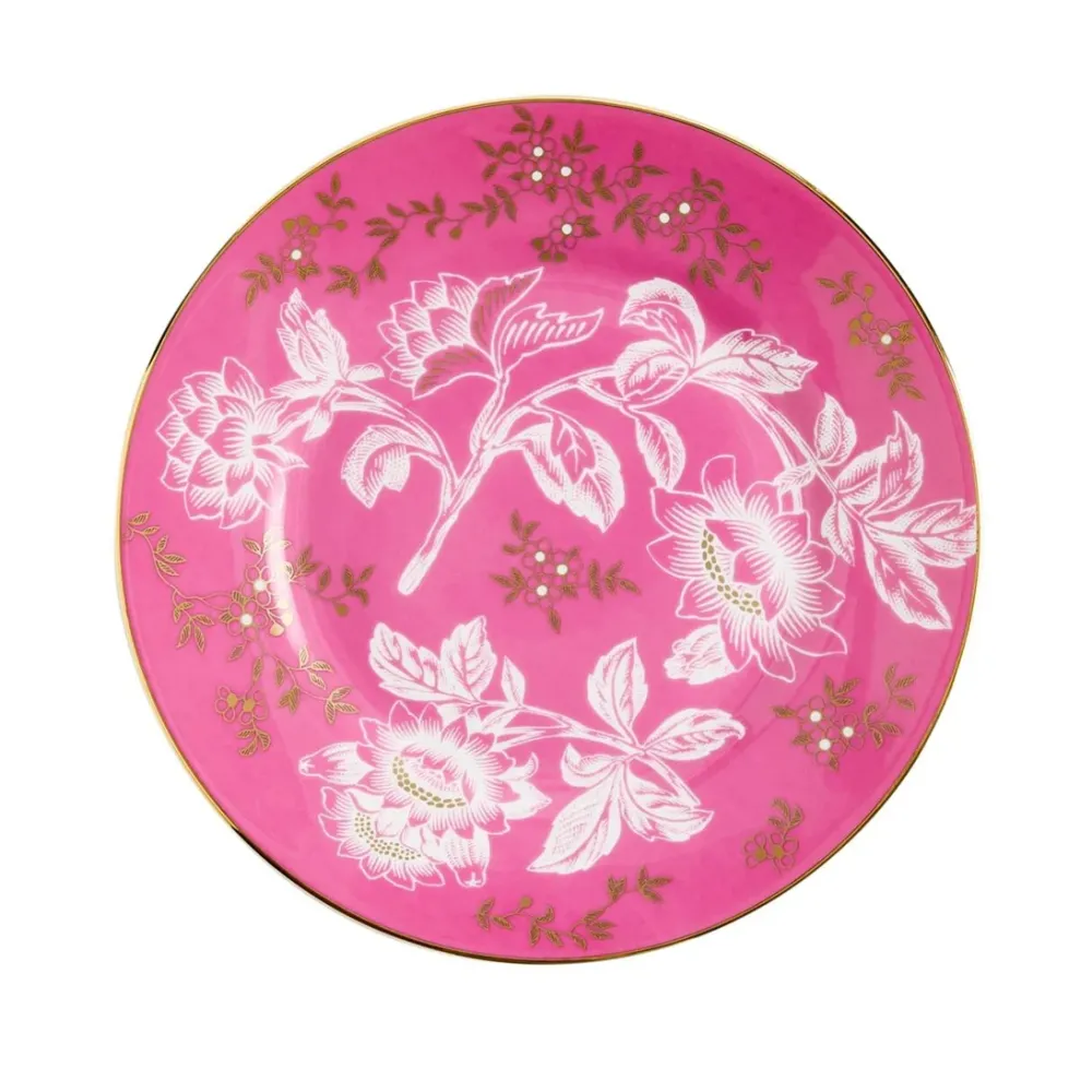 Wedgwood Tea Plates|Wonderlust Pink Tonquin 8" Plate