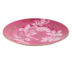 Wedgwood Tea Plates|Wonderlust Pink Tonquin 8