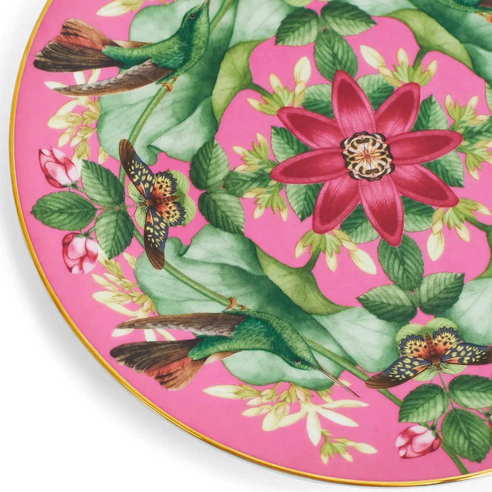Wedgwood Tea Plates|Wonderlust Pink Lotus 20 cm Plate