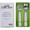 Children's Tabletop|White Baby Flatware Set