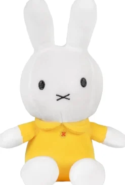 Soft Toys|Toys|White Miffy 8" Plush Toy with Yellow Dress