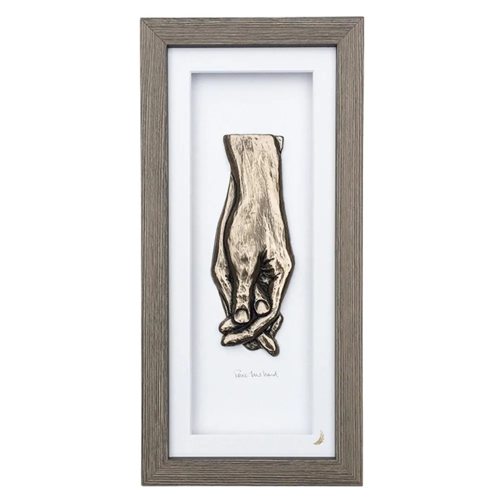 Wild Goose Studio Wall Decor|Wild Goose Bronzes|Take This Hand (Framed)