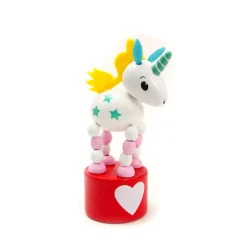 Toys|Wooden Wobbly Magic Unicorn Press-Ups