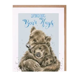 Wrendale Greeting Cards|'Bear Hugs' Sympathy Card