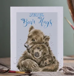 Wrendale Greeting Cards|'Bear Hugs' Sympathy Card