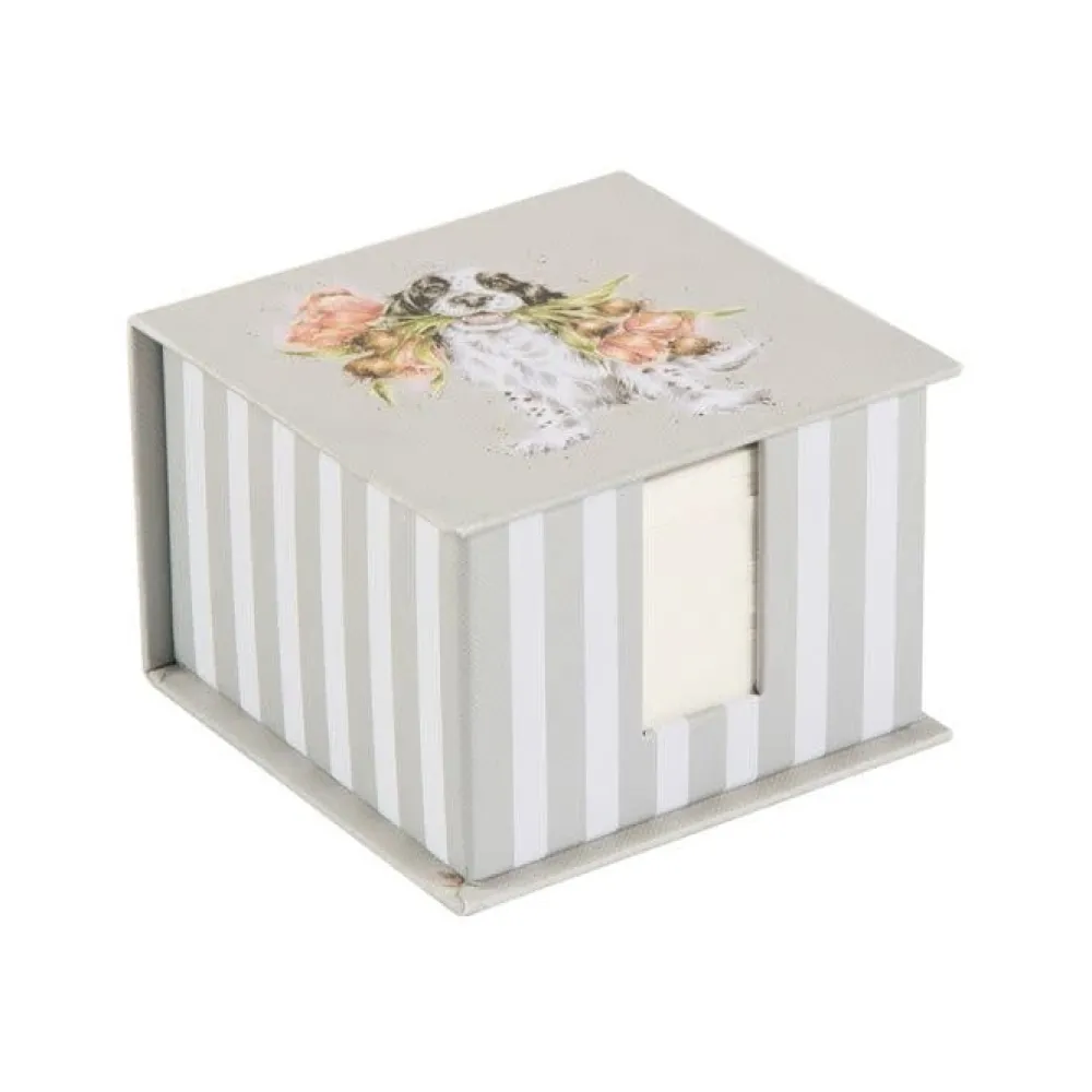 Wrendale Journals & Other Stationery|Blooming with Love Spaniel Memo Block