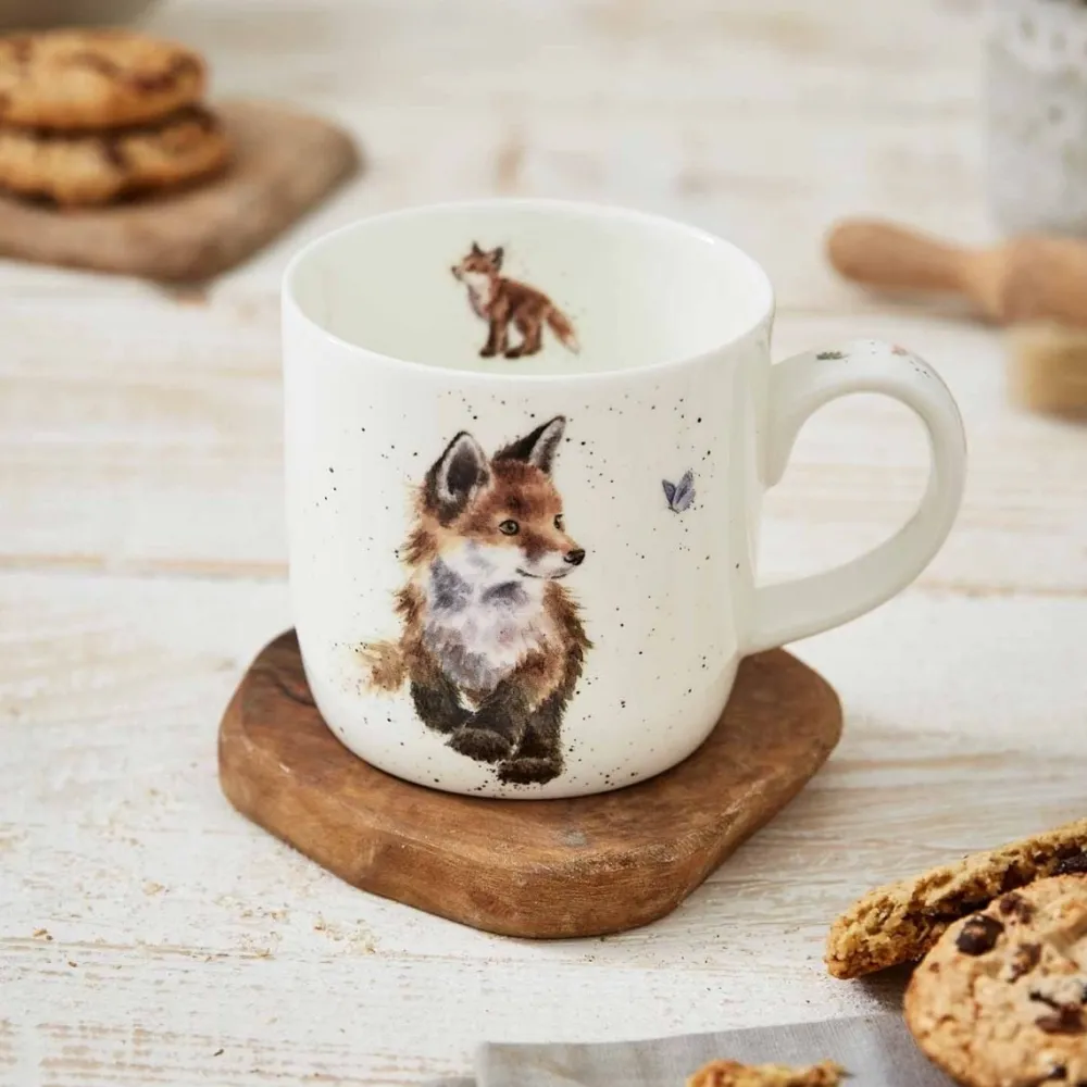 Wrendale Assorted Mugs|Born to be Wild Fox Small Mug