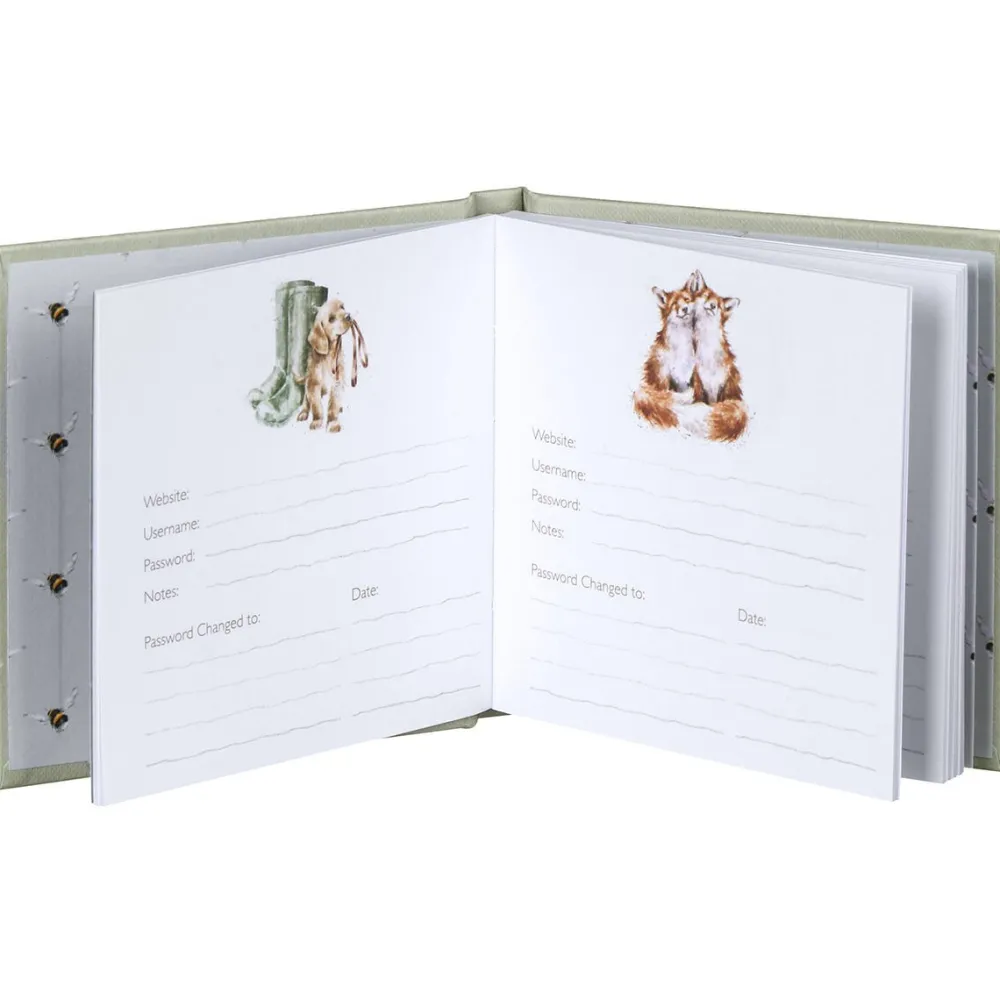 Wrendale Journals & Other Stationery|Busy Bee Password Book