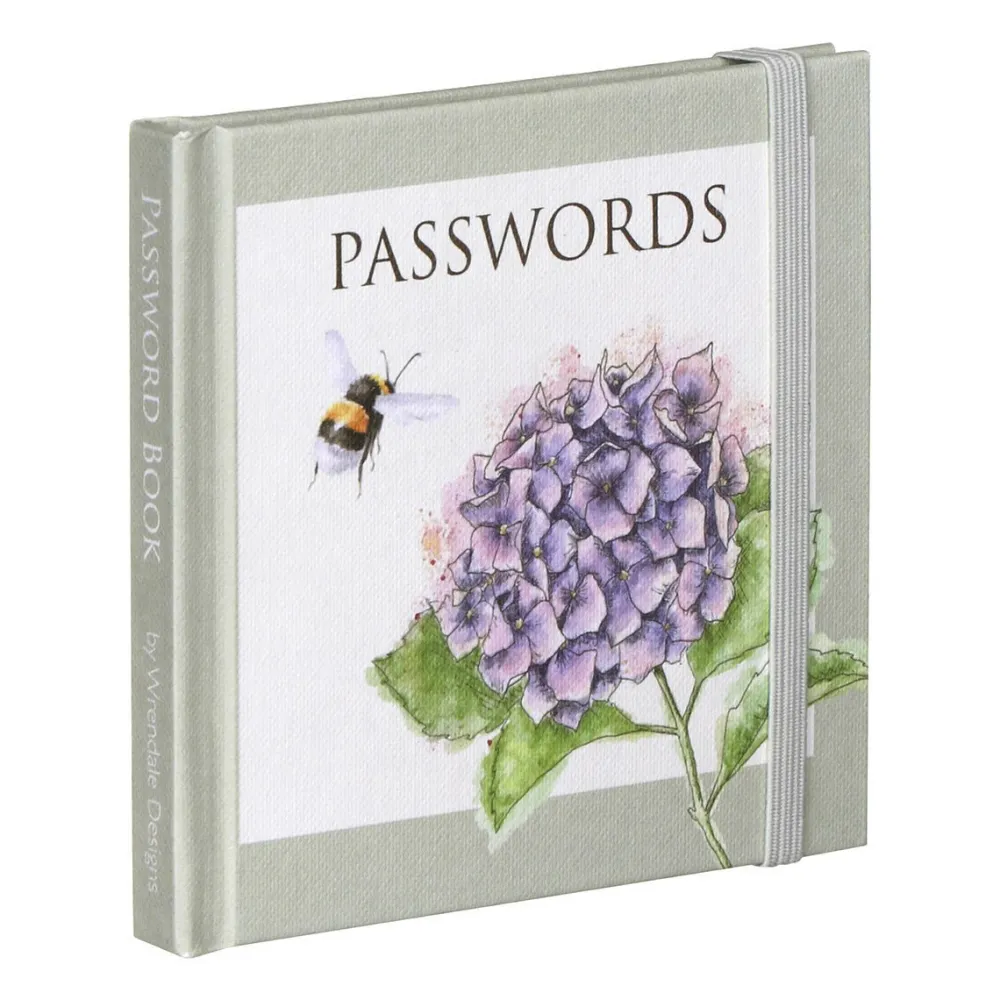 Wrendale Journals & Other Stationery|Busy Bee Password Book