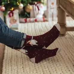 Wrendale Socks|'Christmas King' Penguin Men's Socks