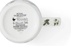Wrendale Assorted Mugs|'Dachsund Through the Snow' Small Mug