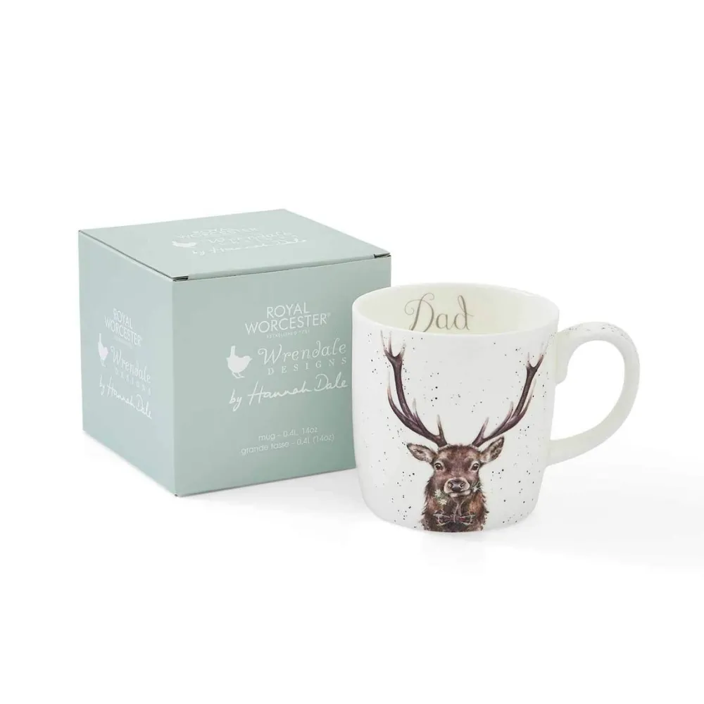 Wrendale Assorted Mugs|Dad Stag Large Mug