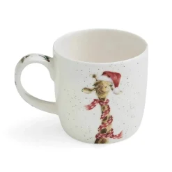 Wrendale Assorted Mugs|'Ho Ho Ho' Giraffe Small Mug