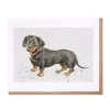 Wrendale Greeting Cards|Hugo Dachshund Greeting Card