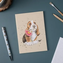 Wrendale Journals & Other Stationery|Just for You Basset Hound Small Notebook