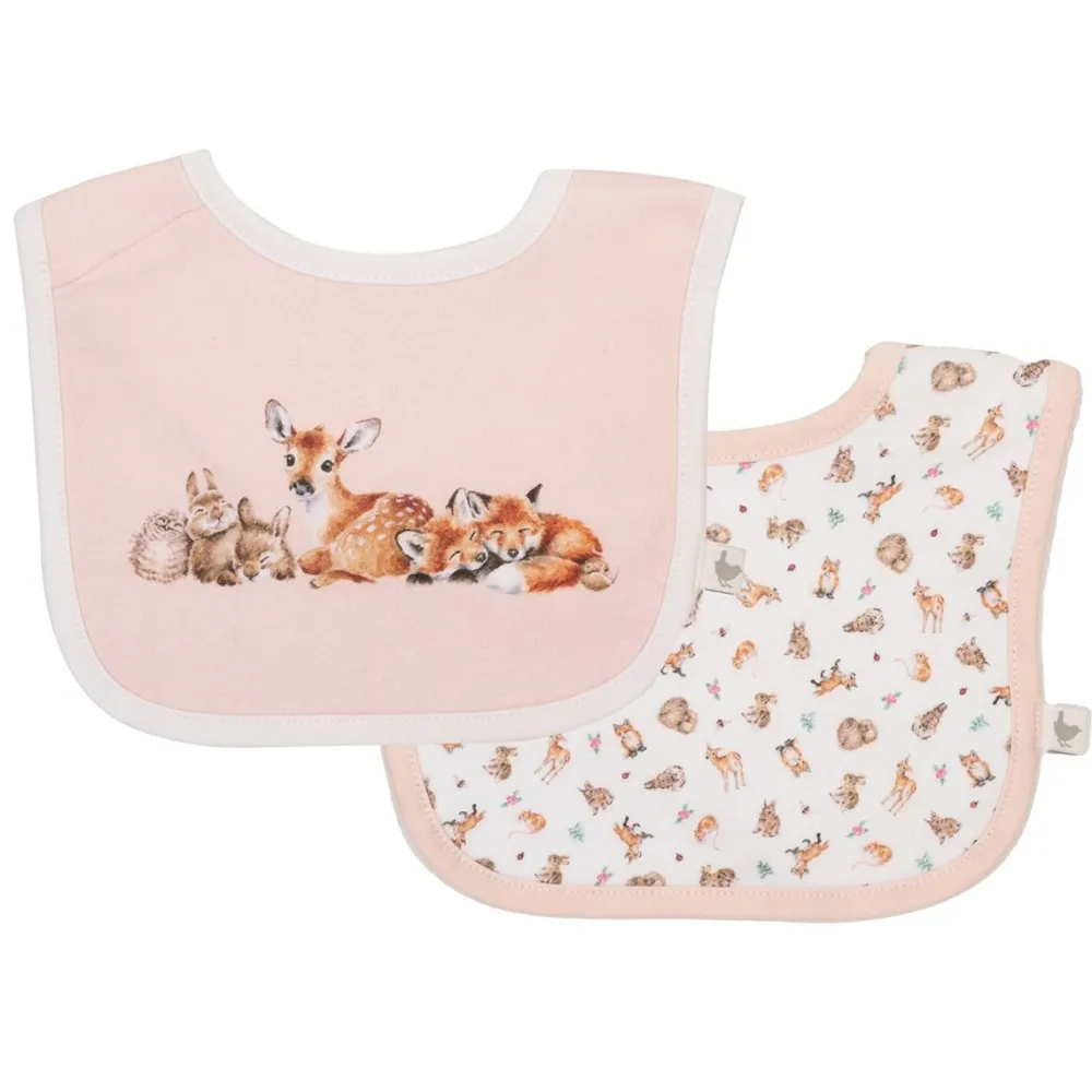 Wrendale Childrenswear|Toys|'Little Forest' Woodland Animal Little Wren Bib Gift Set