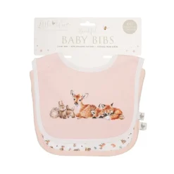 Wrendale Childrenswear|Toys|'Little Forest' Woodland Animal Little Wren Bib Gift Set