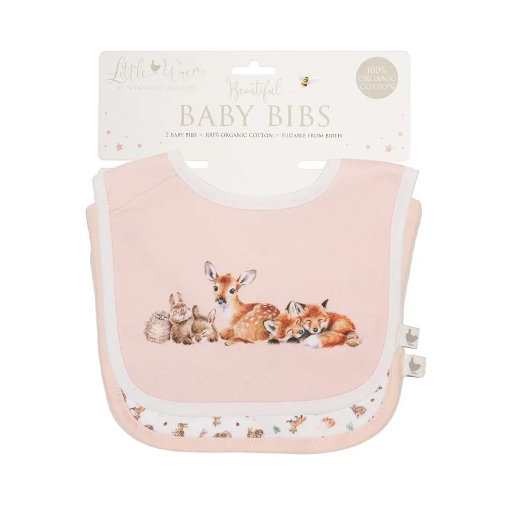 Wrendale Childrenswear|Toys|'Little Forest' Woodland Animal Little Wren Bib Gift Set