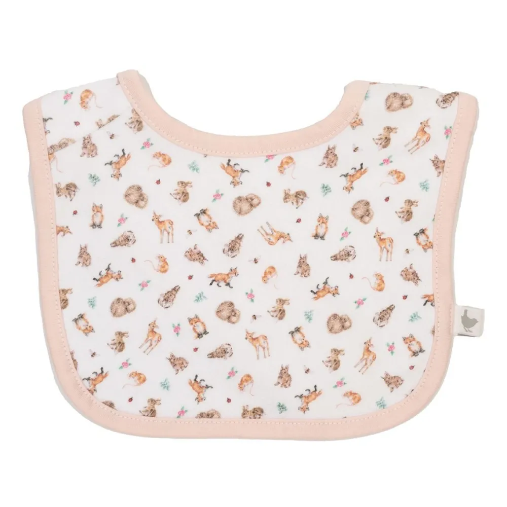 Wrendale Childrenswear|Toys|'Little Forest' Woodland Animal Little Wren Bib Gift Set
