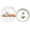 Wrendale Children's Tabletop|Little Wren Child's Plate & Bowl Set