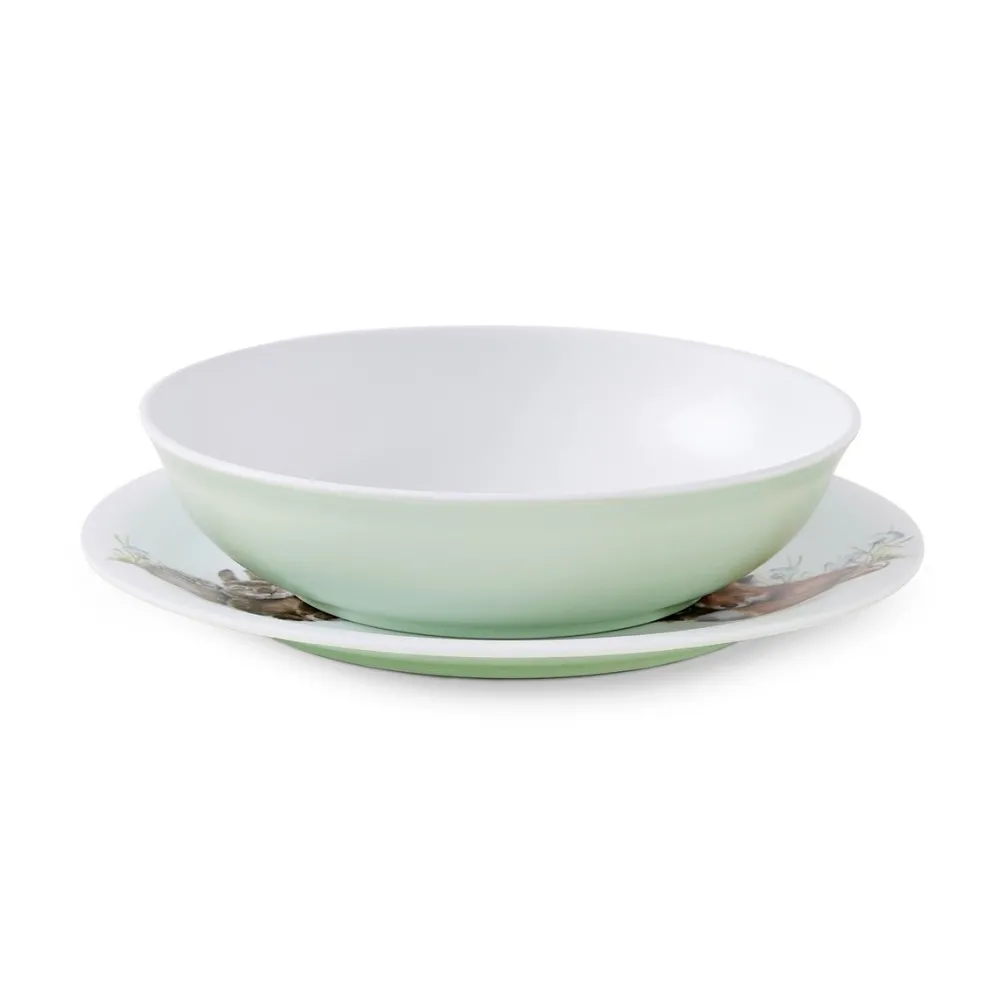 Wrendale Children's Tabletop|Little Wren Child's Plate & Bowl Set