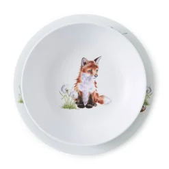 Wrendale Children's Tabletop|Little Wren Child's Plate & Bowl Set