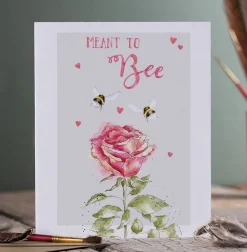 Wrendale Greeting Cards|'Meant to Bee' Bee Engagement Card